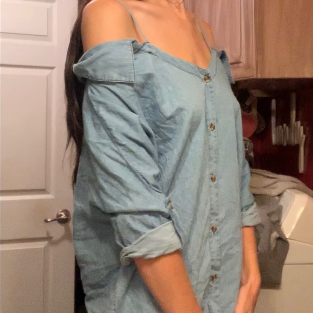 Denim top